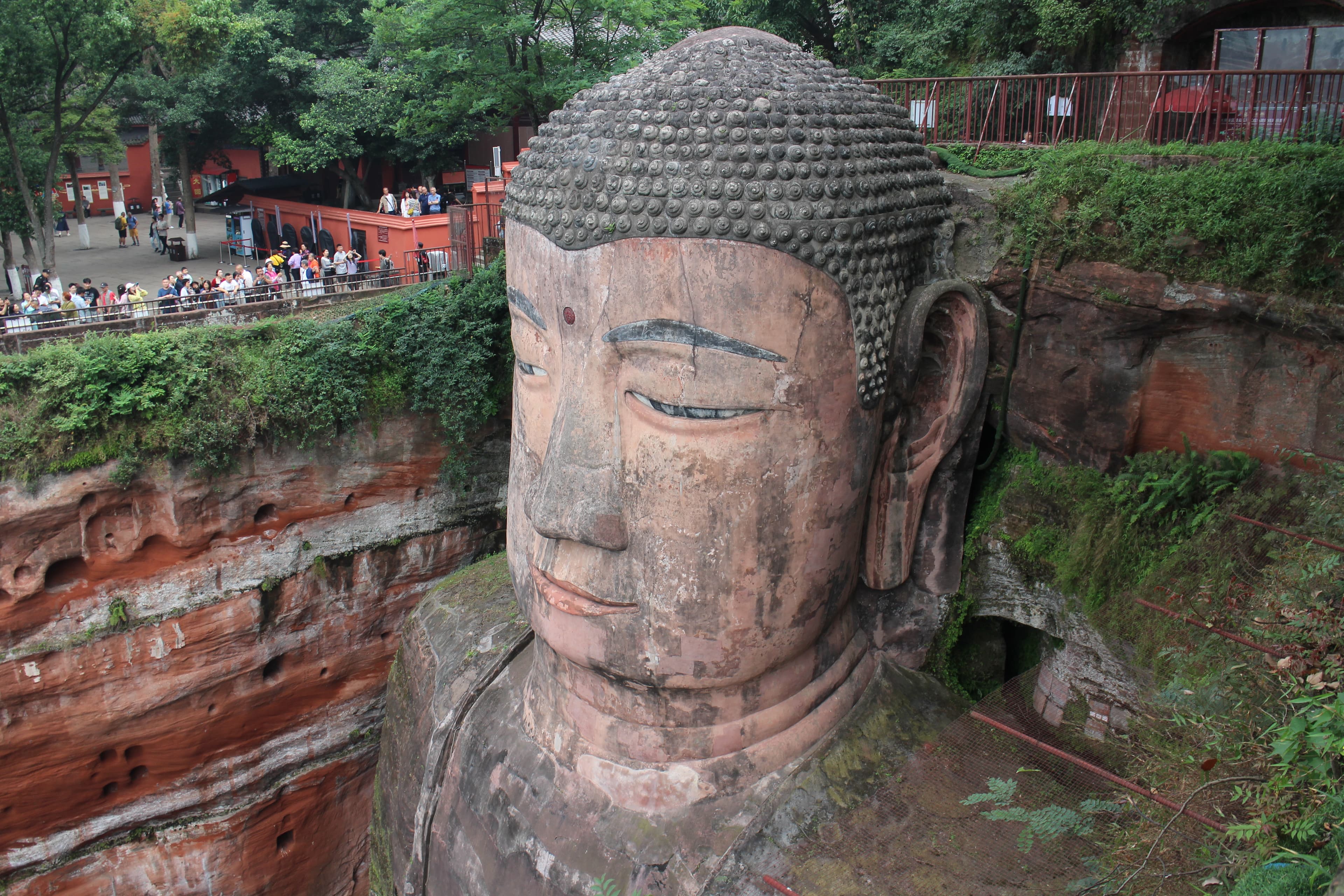 The Giant Buddha at Leshan, Sichuan